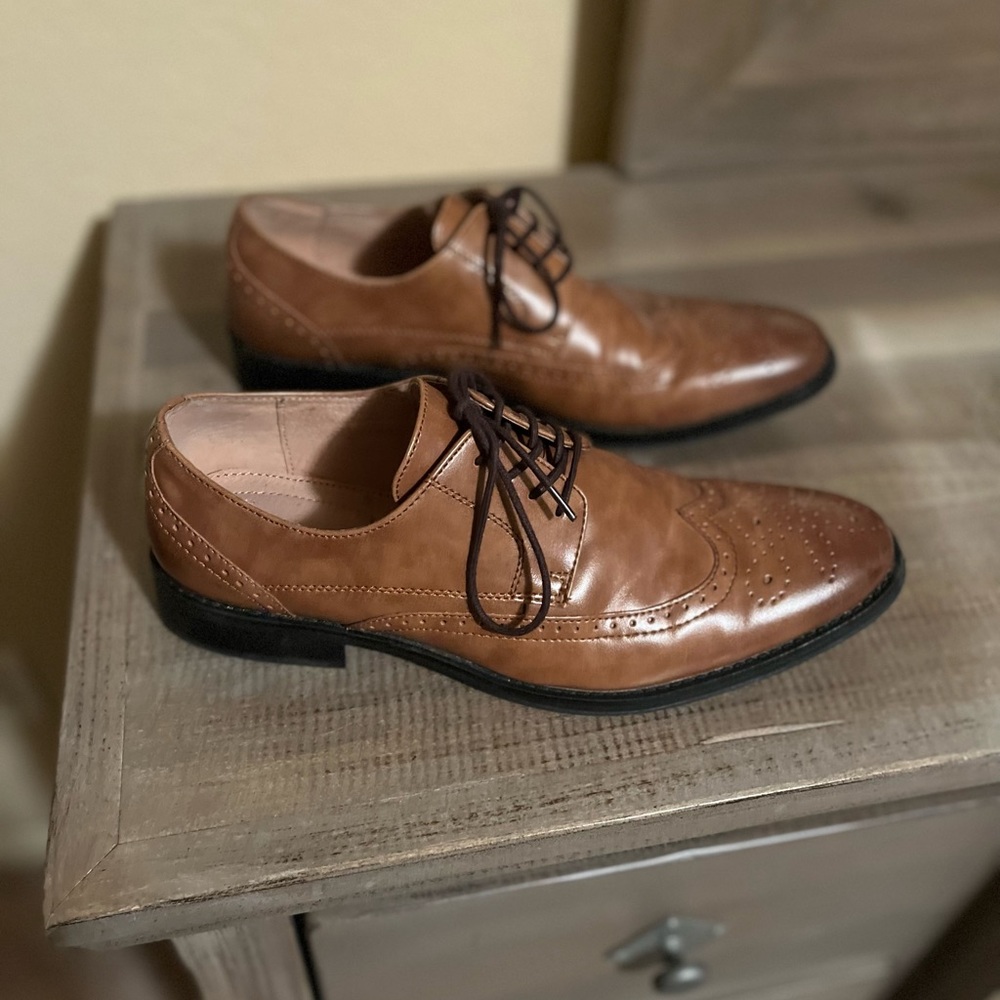 Men’s Dress Shoes - 10.5 - Brown - Merona